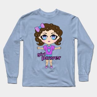 KAITO Kawaii Girl Power Quotes Long Sleeve T-Shirt